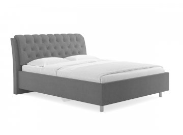 Двуспальная кровать Olivia серый лаунж