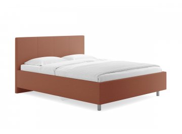 Двуспальная кровать Prato терракотовый тедди