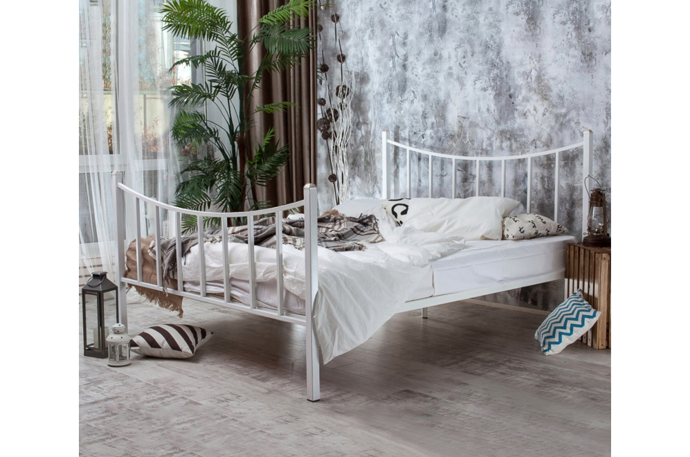 Двуспальная кровать Ринальди 180х200 см белая