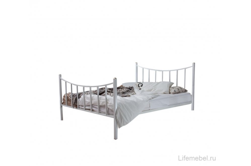 Двуспальная кровать Ринальди 180х200 см белая