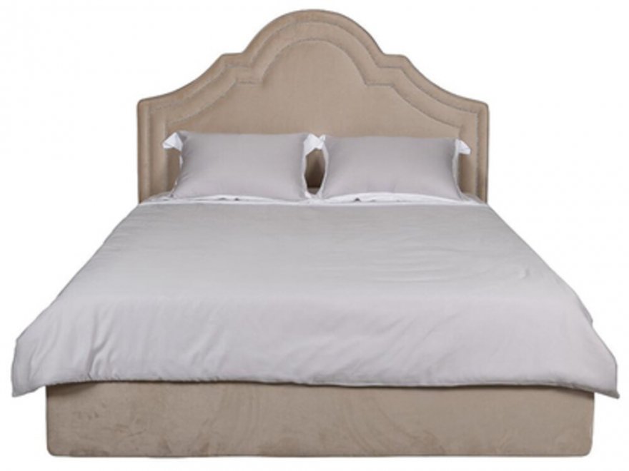 Двуспальная кровать Шарлотта 160x200 бежевая