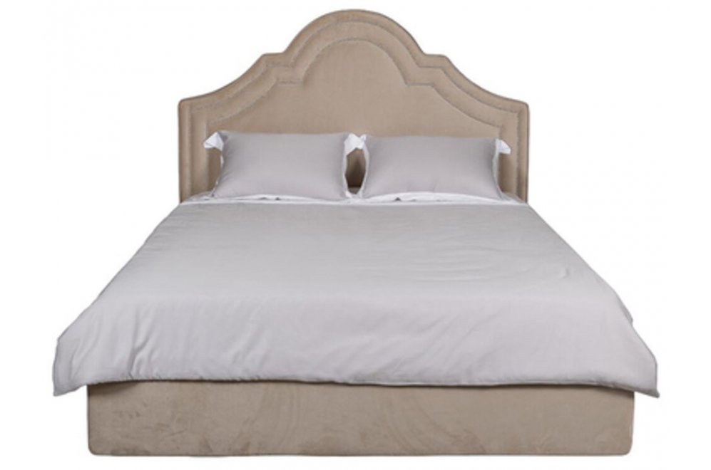 Двуспальная кровать Шарлотта 160x200 бежевая