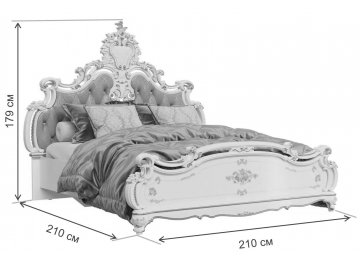 Двуспальная кровать Шейх