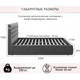 Двуспальная кровать Verona