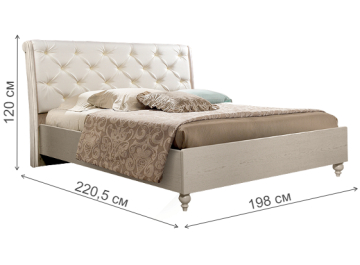 Двуспальная кровать Венеция