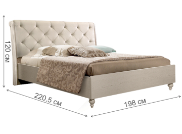 Двуспальная кровать Венеция