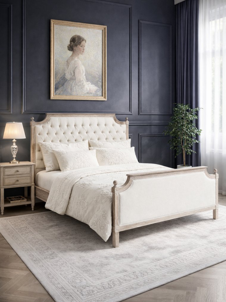 Кровать Lanrada C-016 180 см х 200 см бежевый