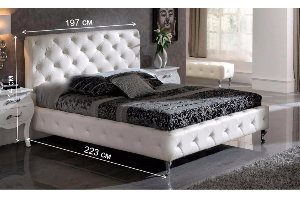 Кровать Nelly 621 черная