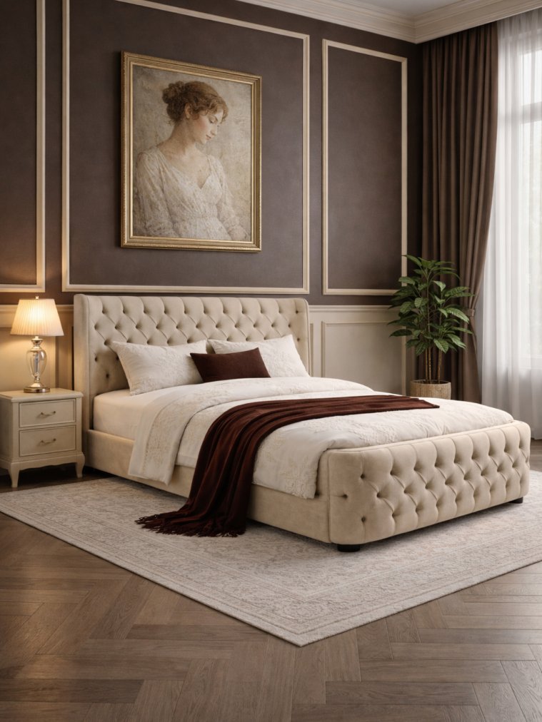 Кровать Onika C-005 180 х 200 бежевый