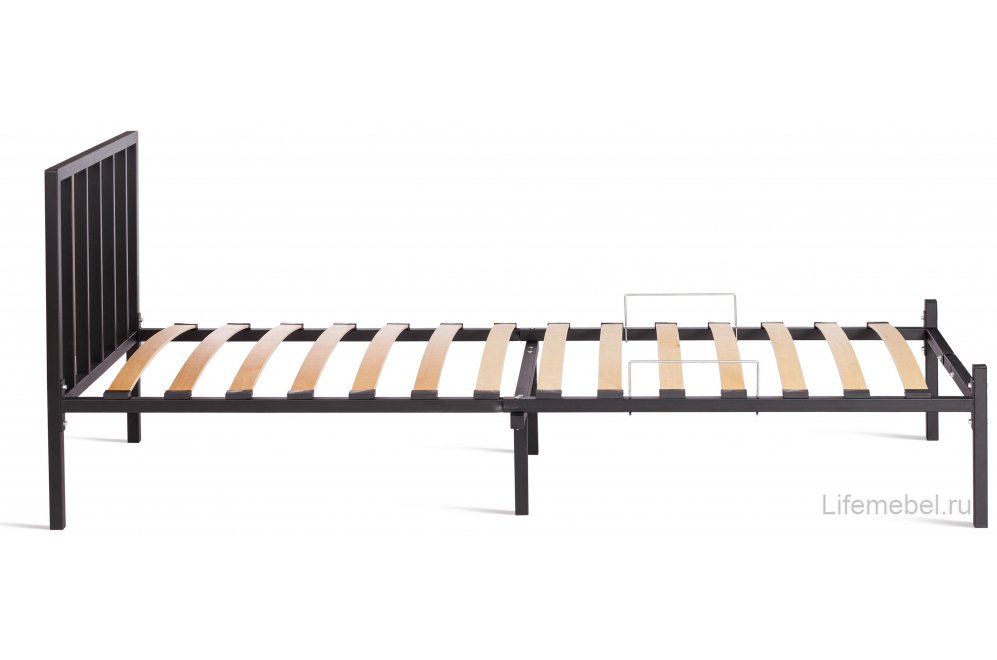 Односпальная кровать Bruno 90х200 черный