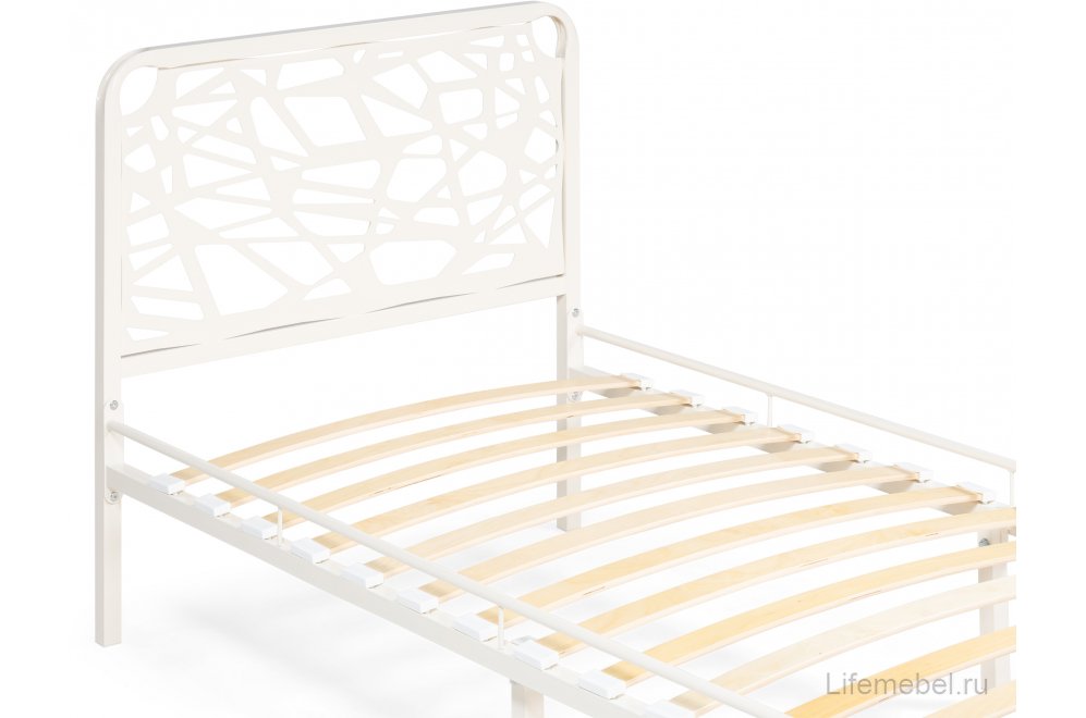 Односпальная кровать Кубо 90х200 белый