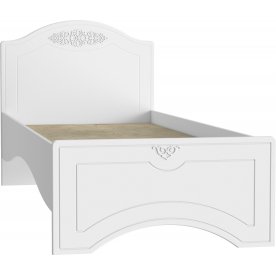 Односпальная кровать Ассоль АС-26 80х200 белое дерево