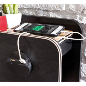 Односпальная кровать Black