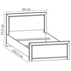 Односпальная кровать Коен LOZ 90x200