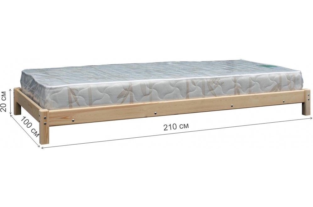 Односпальная кровать Изабелла 90x200