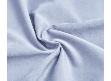 Детская кровать Меллиса 90x200 с ПМ угловая правая светло-серый Velutto 50