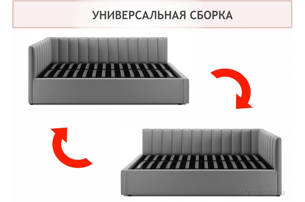 Тахта Венера 90х200 с ПМ желтый велюр