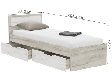 Односпальная кровать Муза КР 607