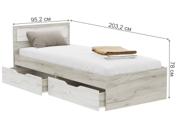 Односпальная кровать Муза КР 608