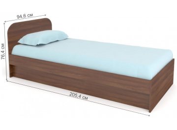 Односпальная кровать Полина