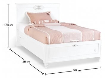 Односпальная кровать Romanticа