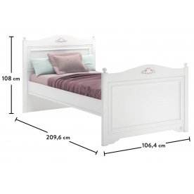 Односпальная кровать Rustic