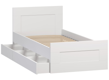 Детская кровать Сириус 90х200 белый