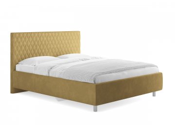 Односпальная кровать Stella горчичный эвита