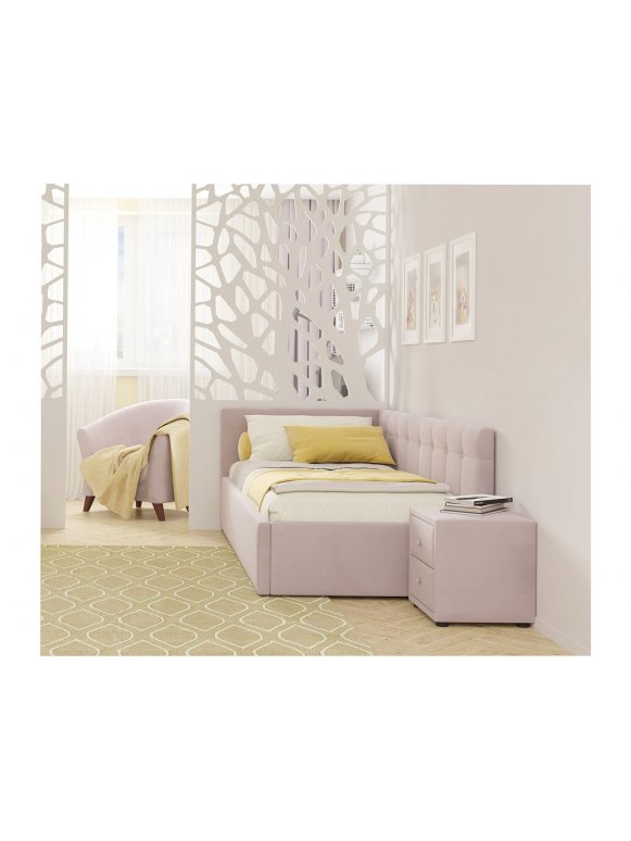 Тахта Bonna 90х200 лиловый велюр
