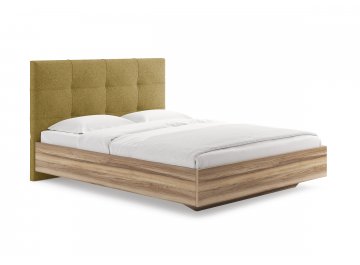 Односпальная кровать Victoria горчичный кашемир