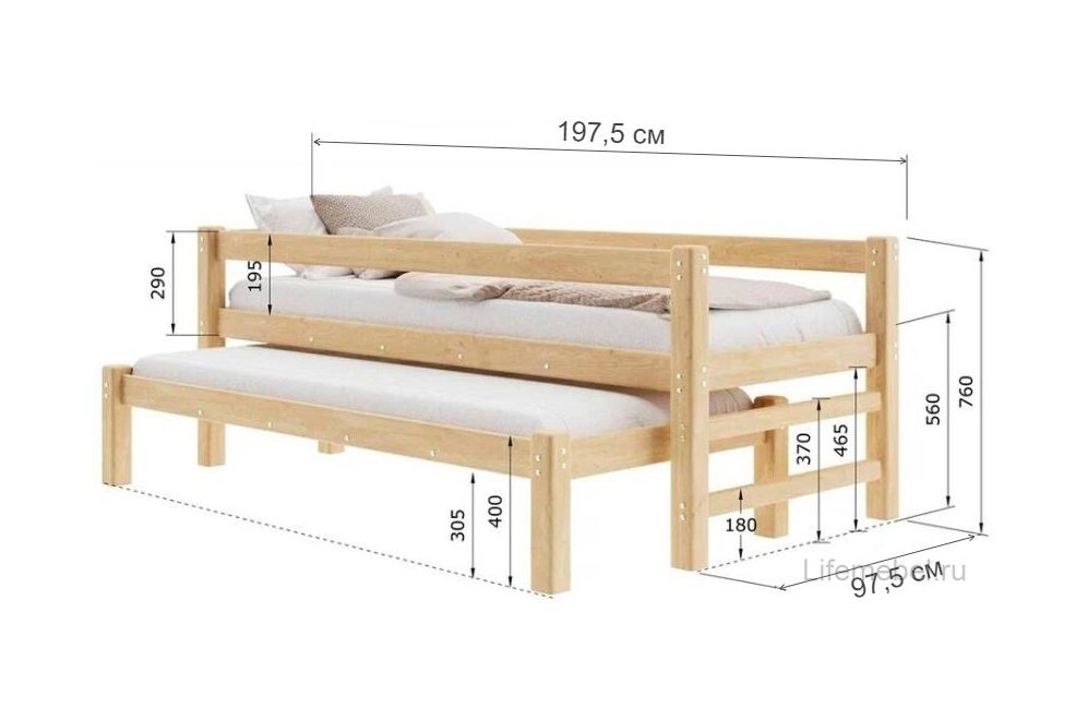 Подростковая кровать Лего 90х190
