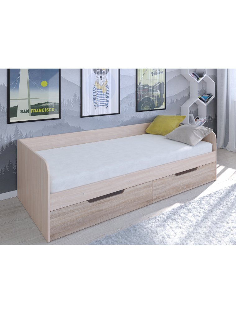 Софа Астра дуб молочный / дуб сонома