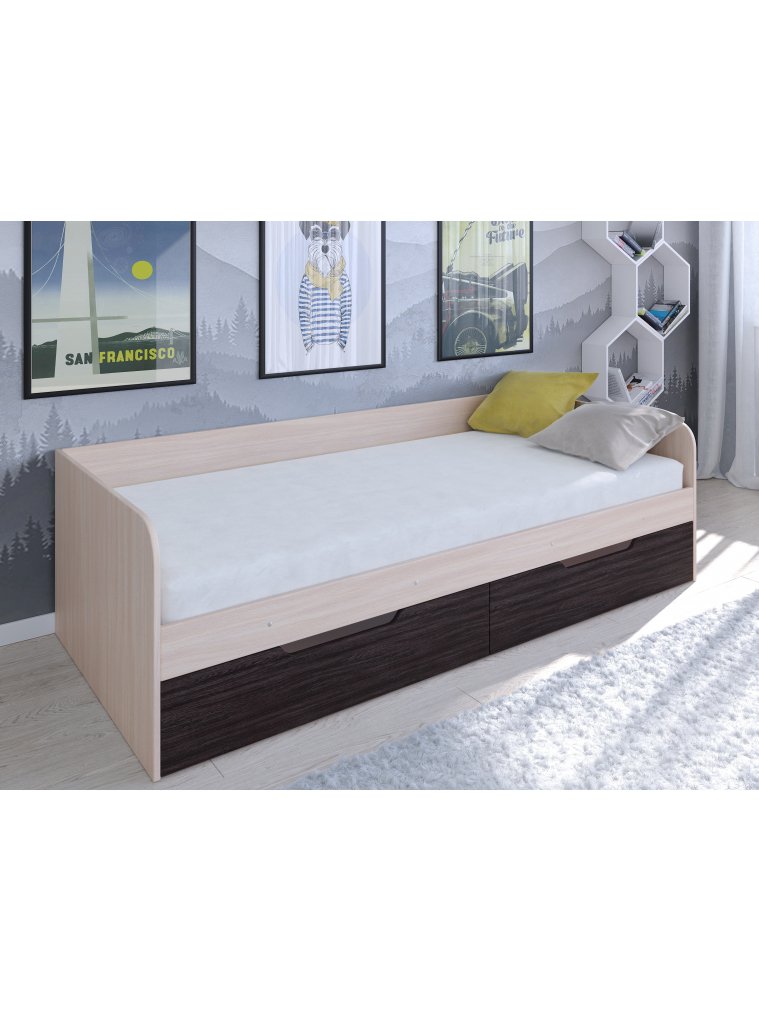 Софа Астра дуб молочный / венге