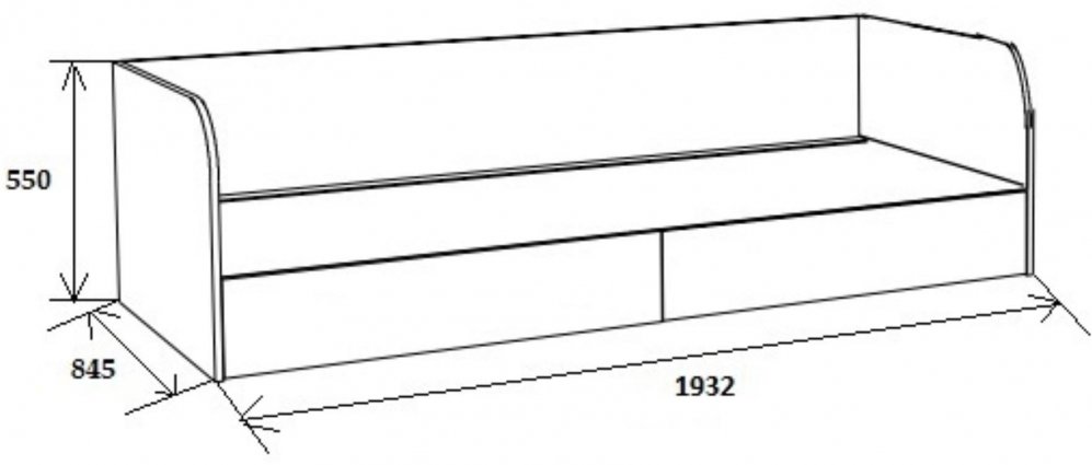 Софа Астра венге / оранжевый