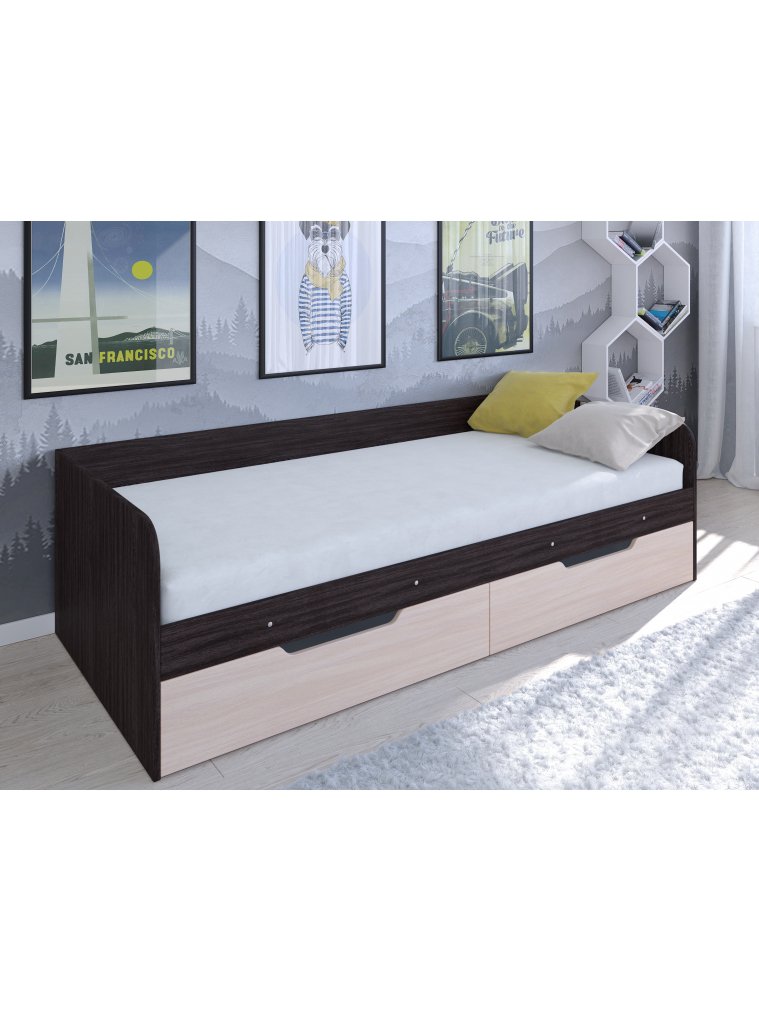 Софа Астра венге / дуб молочный