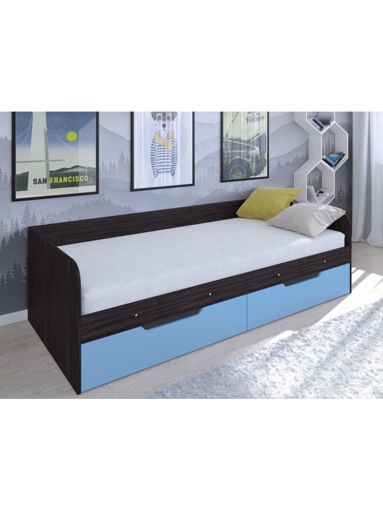 Софа Астра венге / голубой