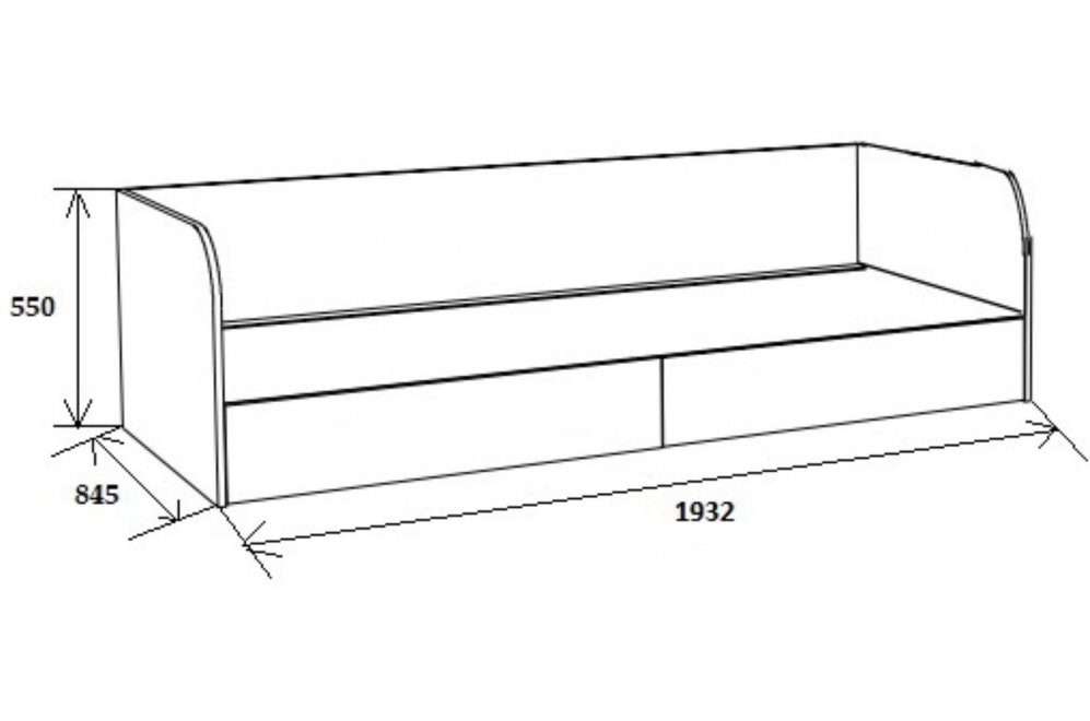Софа Астра венге / орех