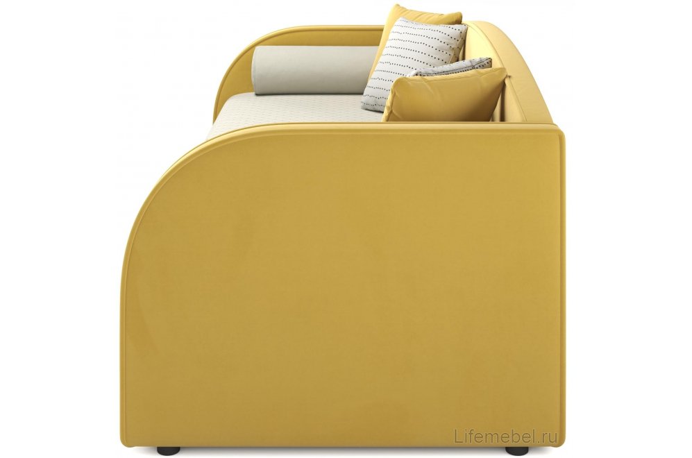 Софа Elda 90х200 желтый велюр