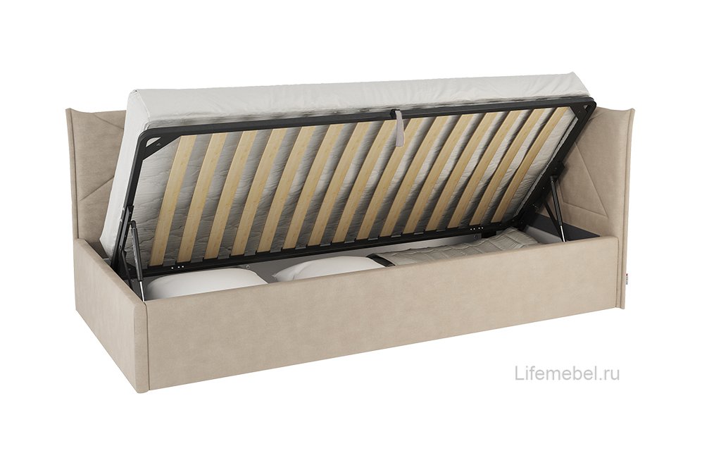 Тахта Бест 90х200 с ПМ велюр капучино