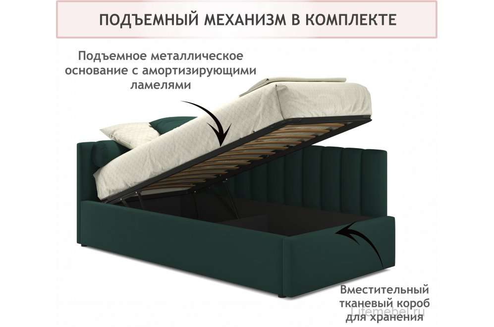 Тахта Milena 90х200 изумруд