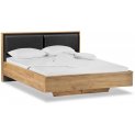 Полутораспальная кровать Клауд 140х200 парящая дуб крафт золотой / антрацит - Уцененный экземпляр