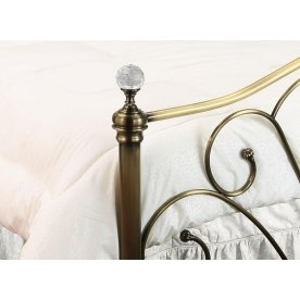 Кровать BD-95 140х200 античная медь