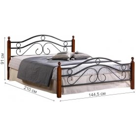 Полутораспальная кровать AT-803