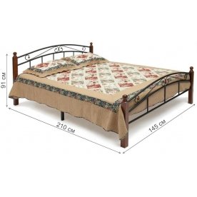 Полутораспальная кровать AT-8077