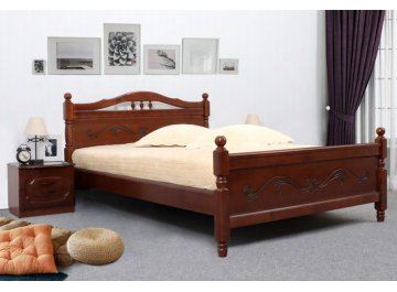 Полутораспальная кровать Людмила-17