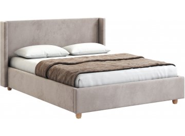 Полутораспальная кровать Афродита-9.2 велюр bingo desert