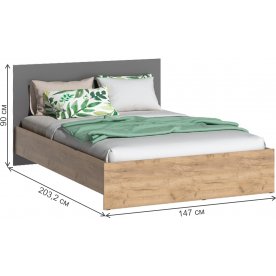 Полутораспальная кровать арт.017