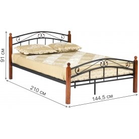 Полутораспальная кровать AT-8077