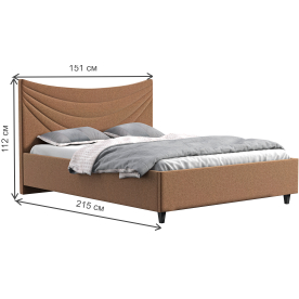 Полутораспальная кровать Бэлла