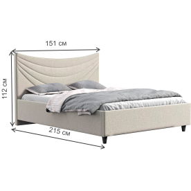 Полутораспальная кровать Бэлла